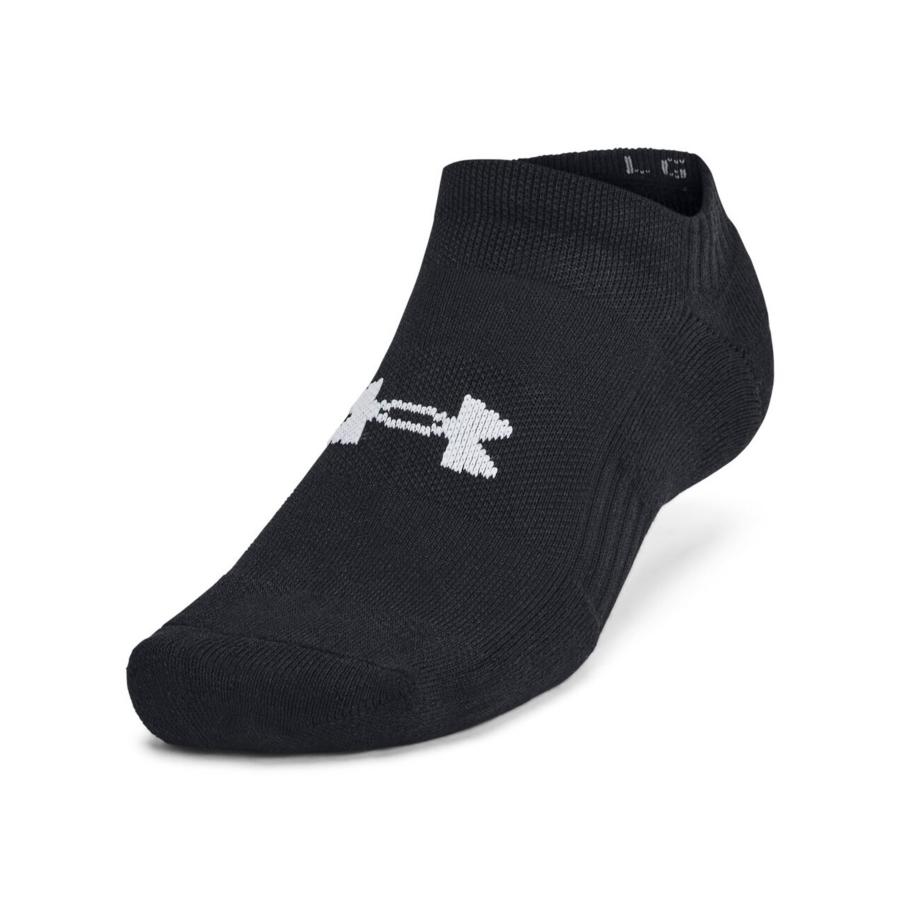 UNDER ARMOUR（アンダーアーマー） 公式 靴下 UAトレーニング コットン ノーショー ソックス (3足セット) (トレーニング ...