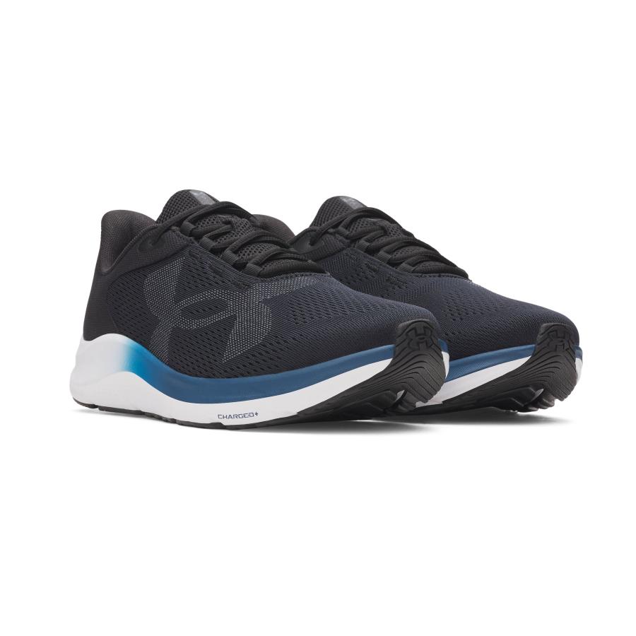 公式 アンダーアーマー UNDER ARMOUR メンズ UAチャージド パスート4 ビッグロゴ Run シューズ ランシュー 0陸上 マラソン 6000597の画像