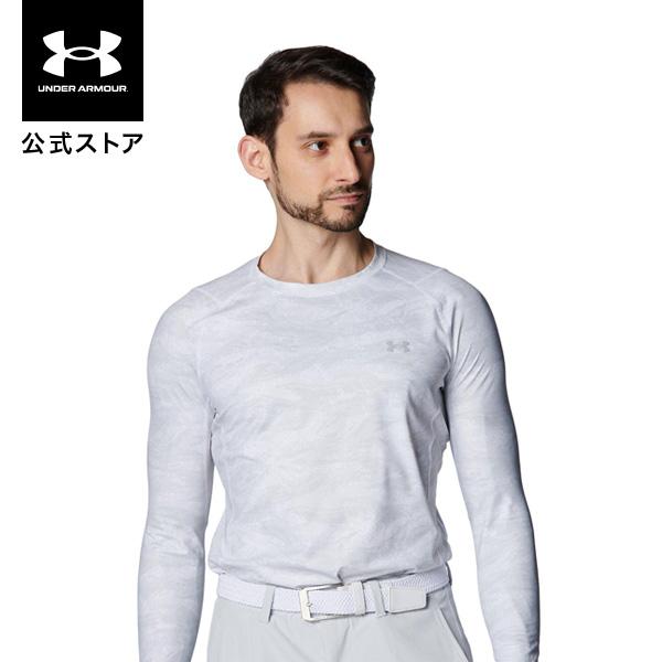【50％OFF】公式 アンダーアーマー UNDER ARMOUR メンズ UAアイソチル フィッティド カモ ロングスリーブ クルーネック シャツ ゴルフ アンダーシャツ 6001244 の商品画像