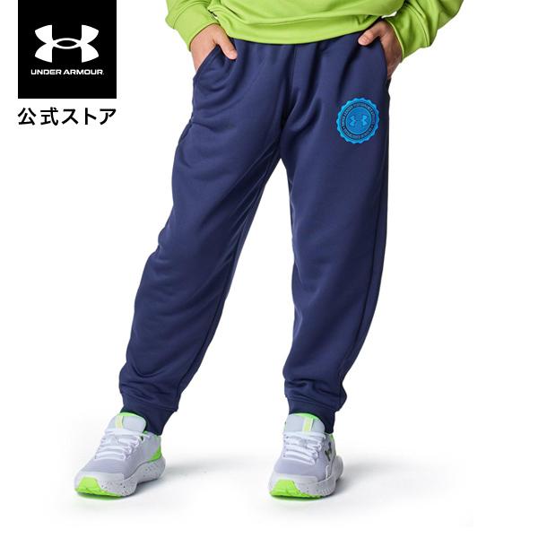 【30％OFF】公式 アンダーアーマー UNDER ARMOUR キッズ UAテック テリー オーバーサイズド カレッジ クレスト ロゴ ジョガーパンツ Train パンツ 6007826 | UNDER ARMOUR