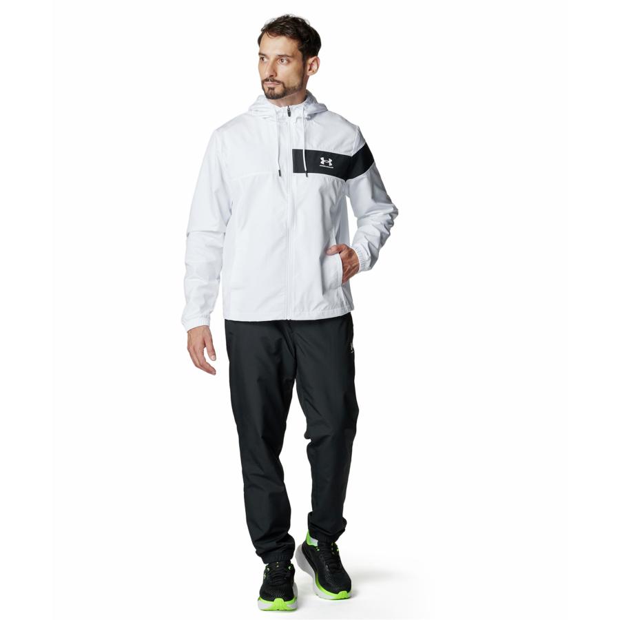 UNDER ARMOUR ジャケット ホワイト/ブラック メンズXL UNDER ARMOUR（アンダーアーマー） 公式 メンズ UAメッシュ ライナー