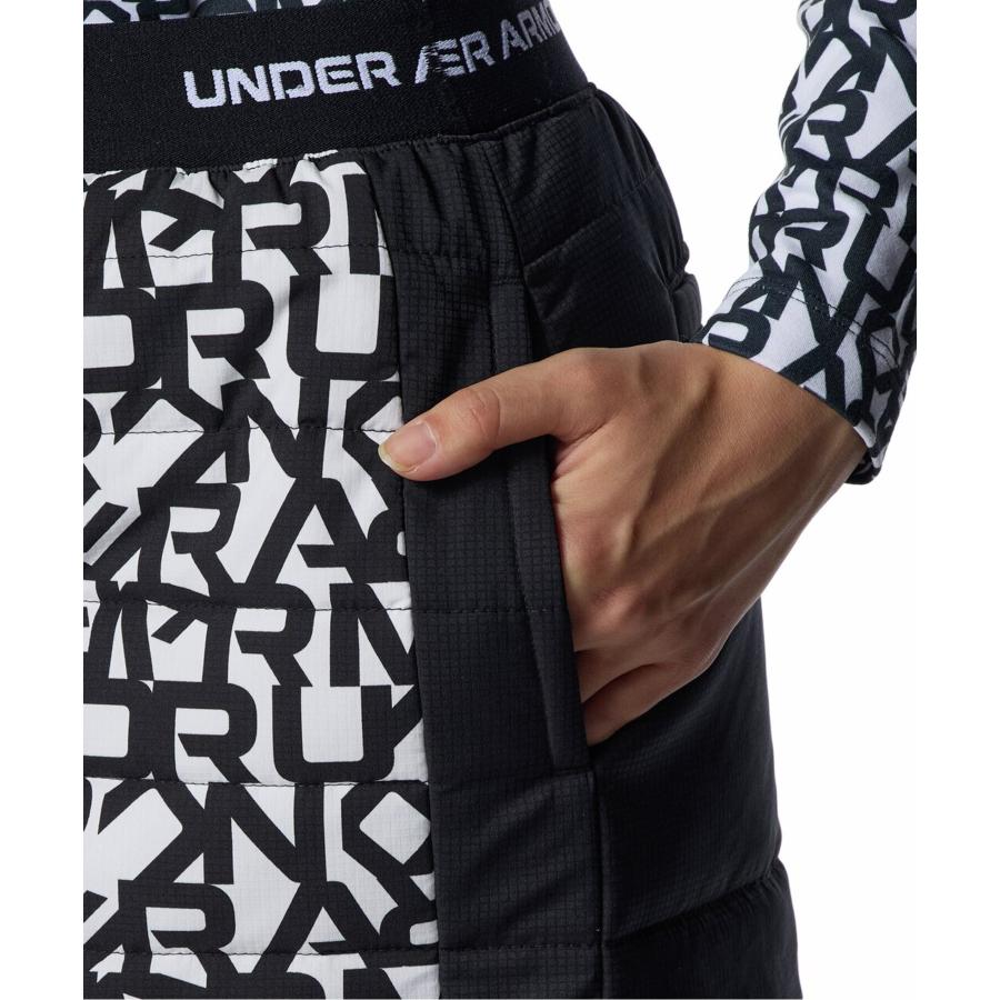 UNDER ARMOUR - 【50％OFF】堅苦しさ アンダーアーマー ウィメンズ UA運転 インサレーテッド 刷り上げる スコート Golf スコート  ゴルフ 6008812 黒いこと