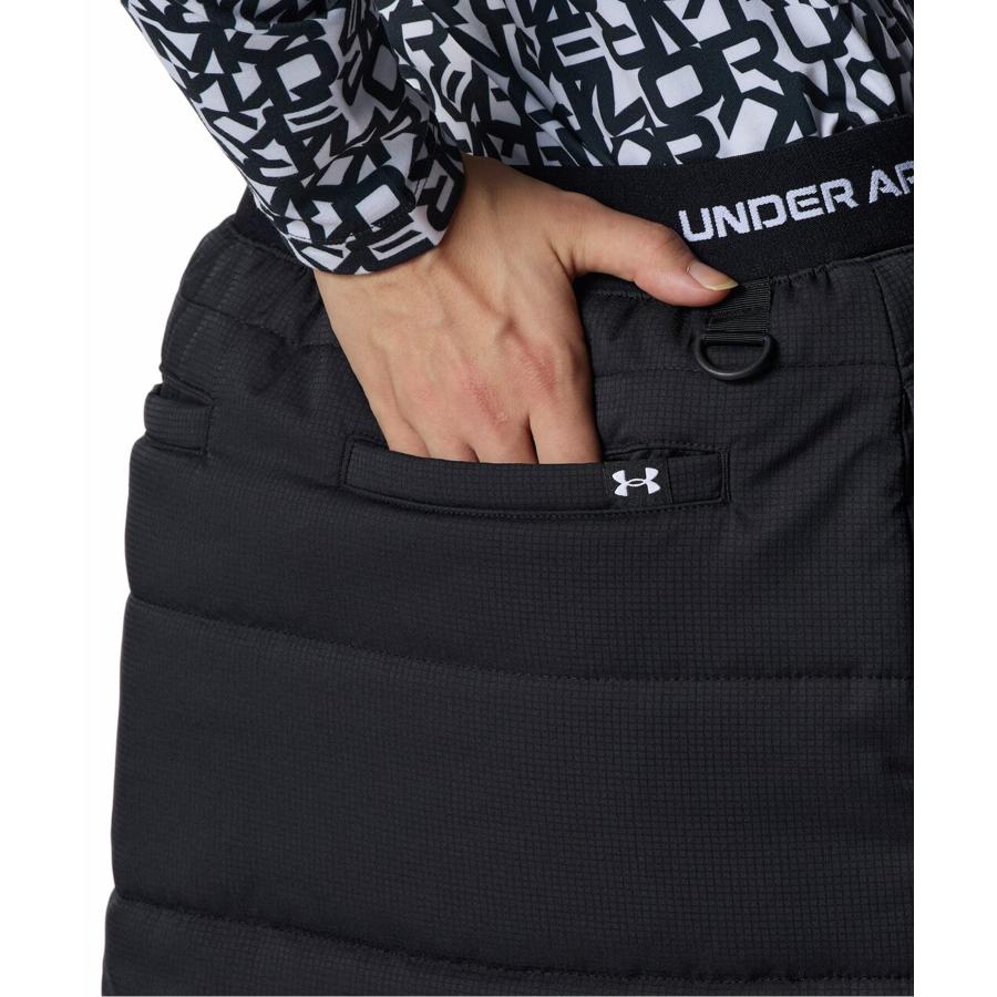 UNDER ARMOUR - 【50％OFF】堅苦しさ アンダーアーマー ウィメンズ UA運転 インサレーテッド 刷り上げる スコート Golf スコート  ゴルフ 6008812 黒いこと