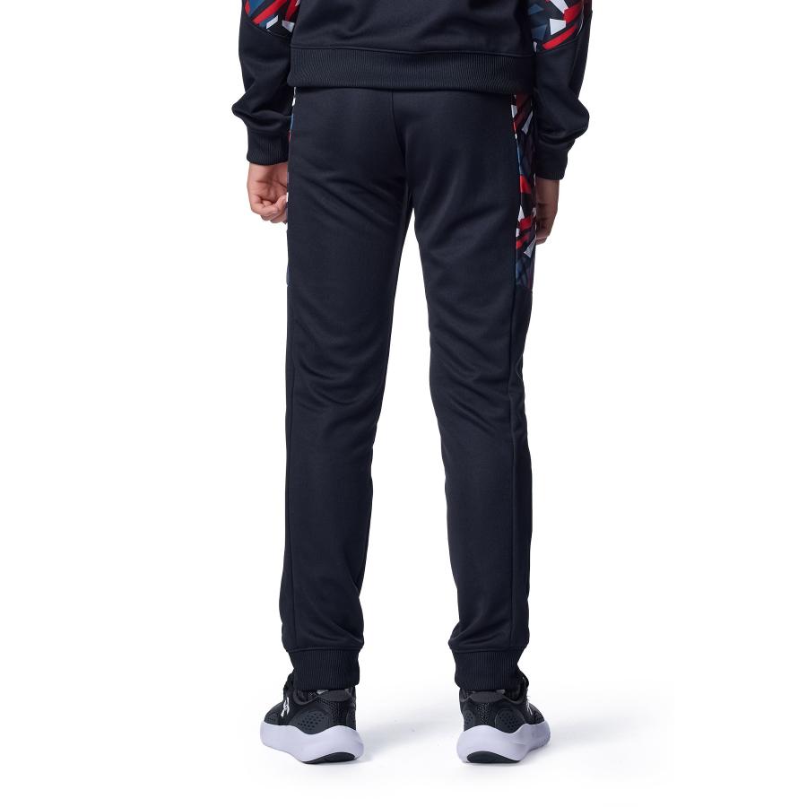 【30％OFF】公式 アンダーアーマー UNDER ARMOUR キッズ UAプリント ブロック トラックパンツ Train ジャージ ジャージパンツ 00 6012489 ブラック / レッド | UNDER ARMOUR | 01