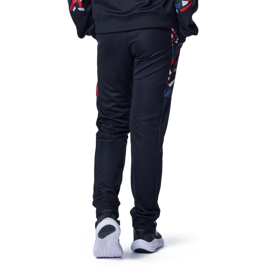 【30％OFF】公式 アンダーアーマー UNDER ARMOUR キッズ UAプリント ブロック トラックパンツ Train ジャージ ジャージパンツ 00 6012489 ブラック / レッド | UNDER ARMOUR | 04