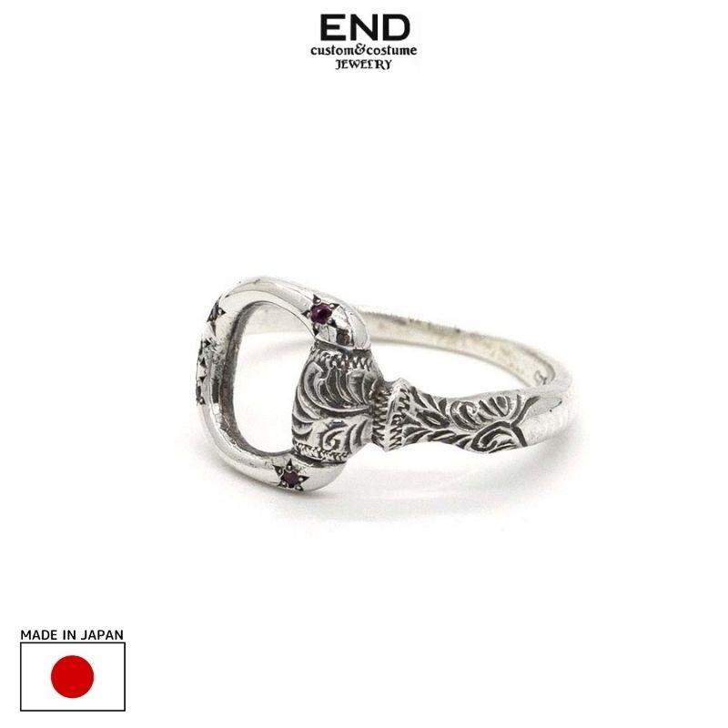 END CUSTOM JEWELLERS HARNESS RING-RUBYの画像