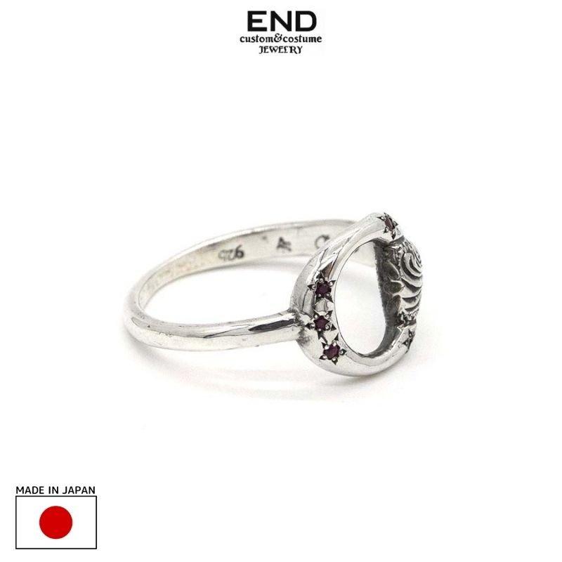 END CUSTOM JEWELLERS HARNESS RING-RUBYの画像