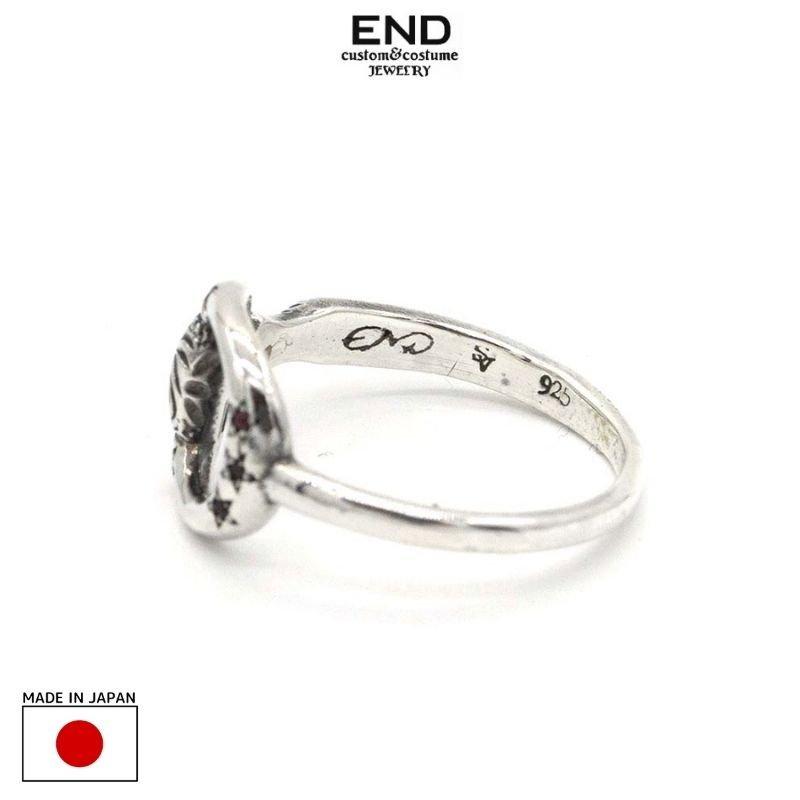 END CUSTOM JEWELLERS HARNESS RING-RUBYの画像