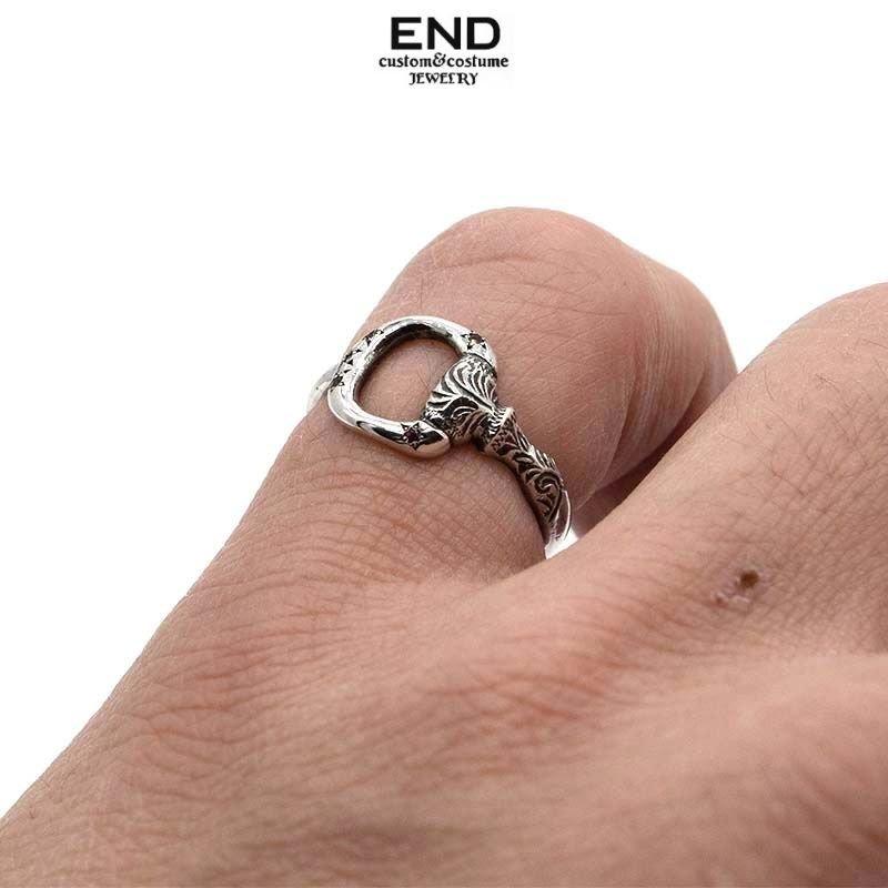 END CUSTOM JEWELLERS HARNESS RING-RUBYの画像