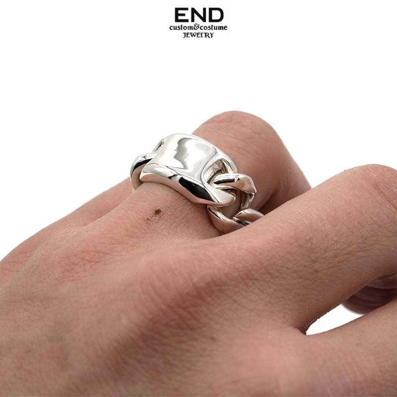 END CUSTOM JEWELLERS CURVE LOOSEN CUT ID RING M : UNDERFIELD