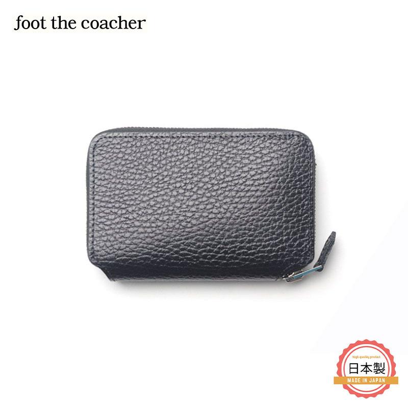 foot the coacher（フットザコーチャー） SHORT ZIP WALLET BLACK