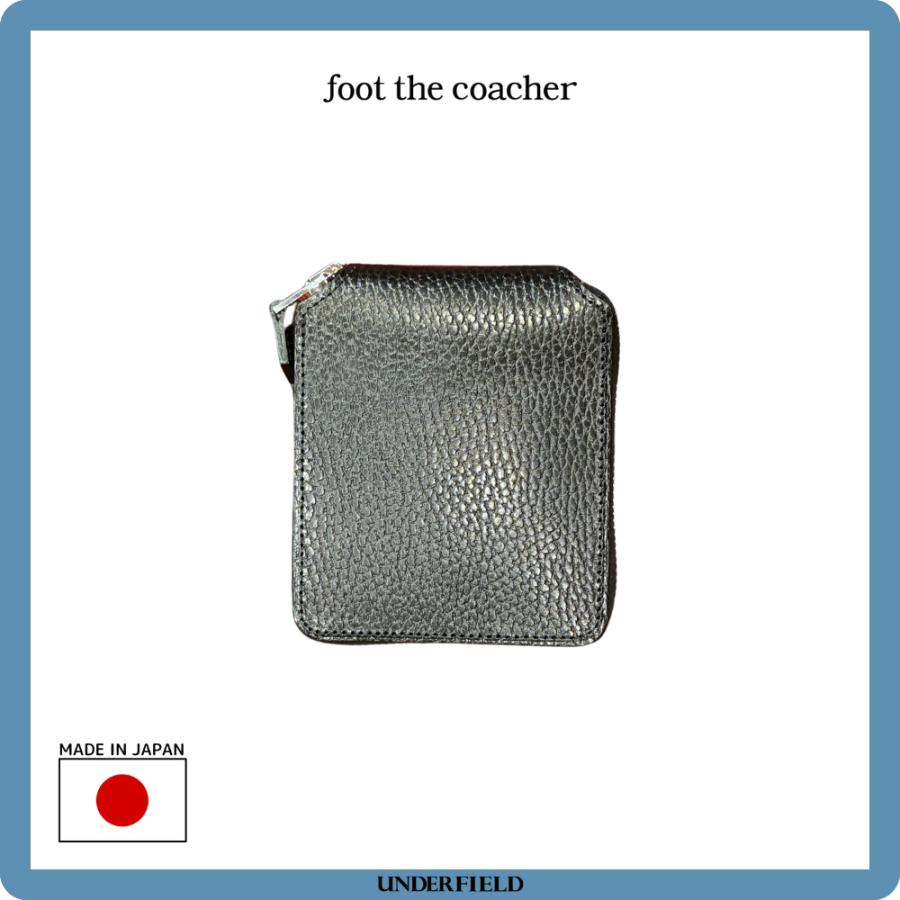 foot the coacher（フットザコーチャー） SQUARE ZIP WALLET-BLACK
