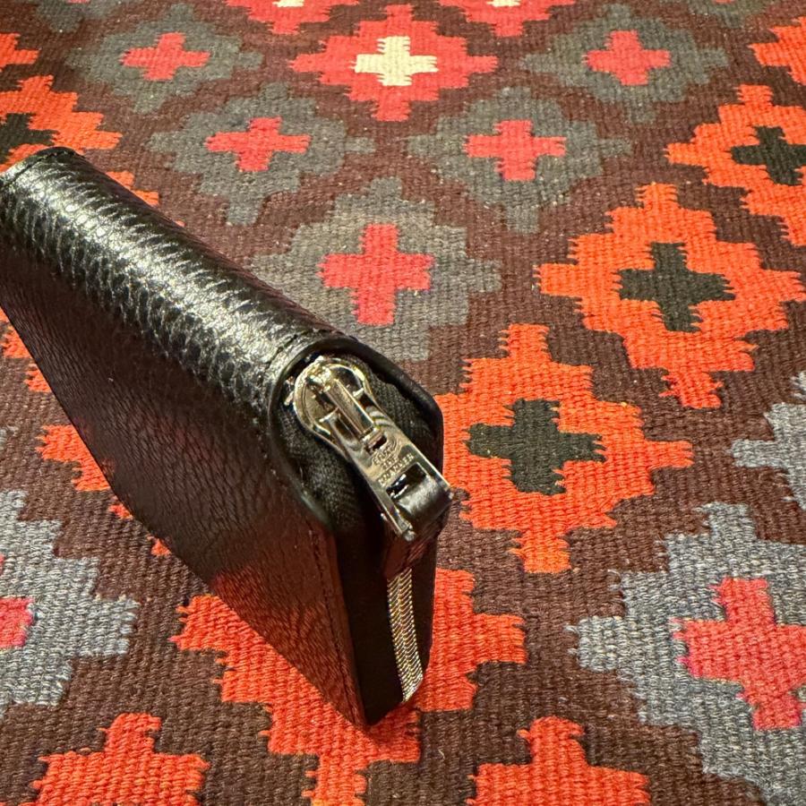 foot the coacher（フットザコーチャー） SQUARE ZIP WALLET-BLACK