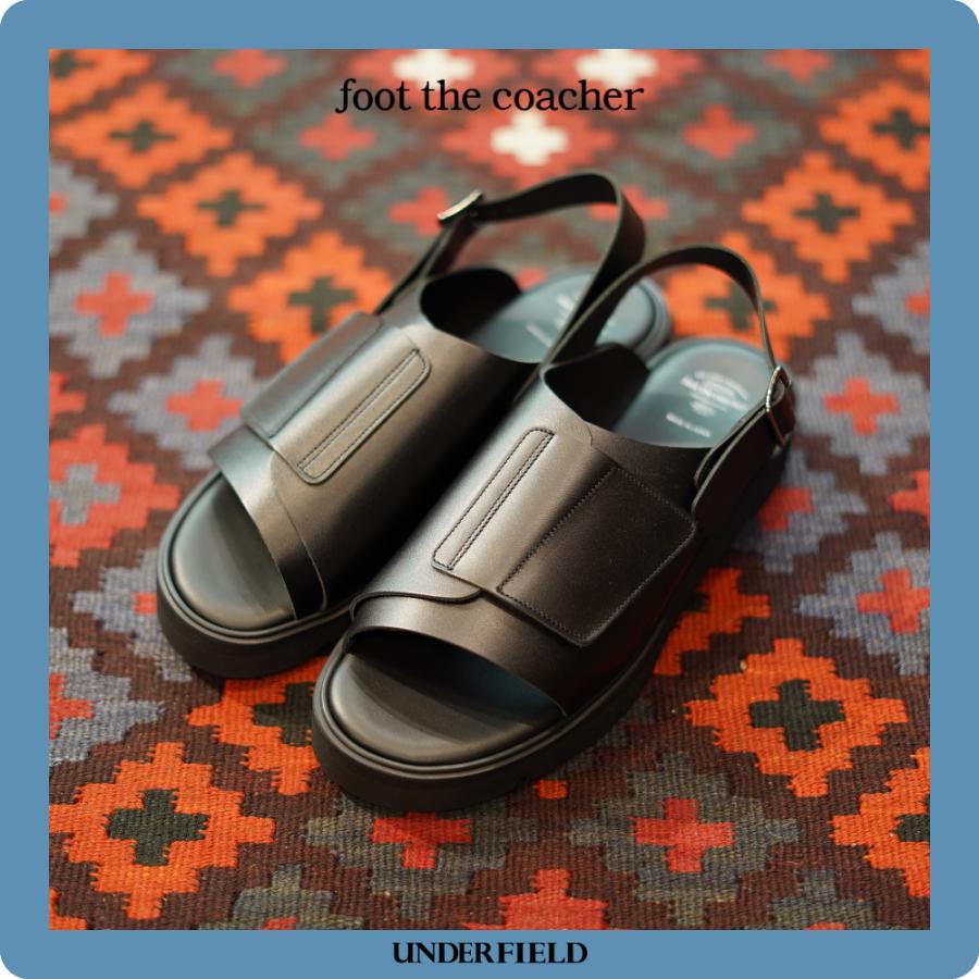 新品 foot the coacher VELCRO SANDALS 9 foot the coacher（フットザコーチャー） VELCRO SANDALS : UNDERFIELD