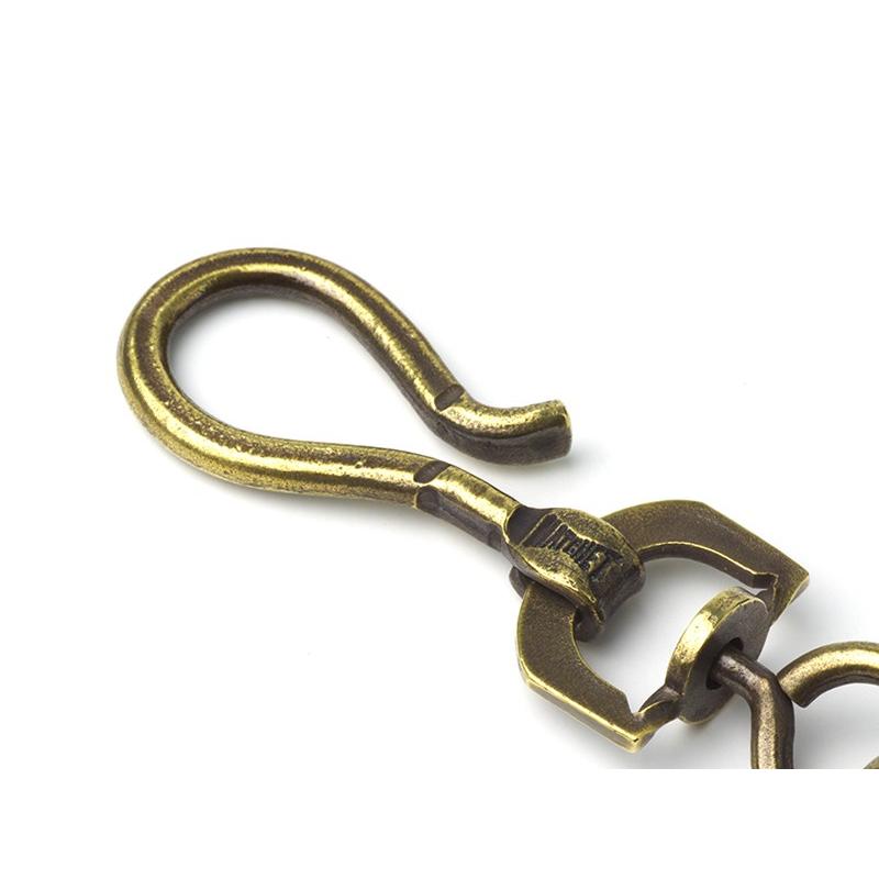 HW-1-B IRON Wallet chain-BRASSの画像