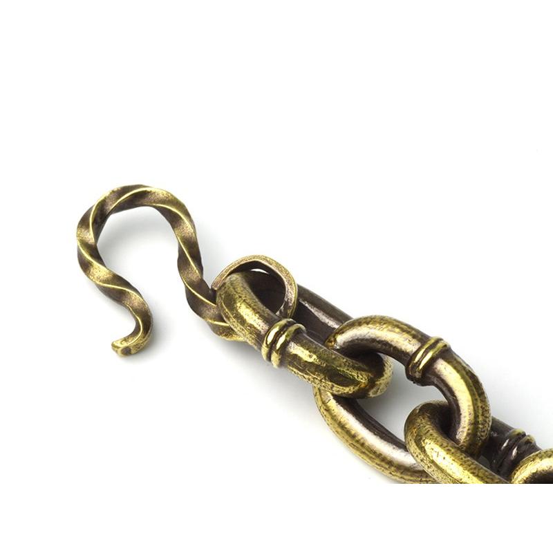 HW-1-B IRON Wallet chain-BRASSの画像