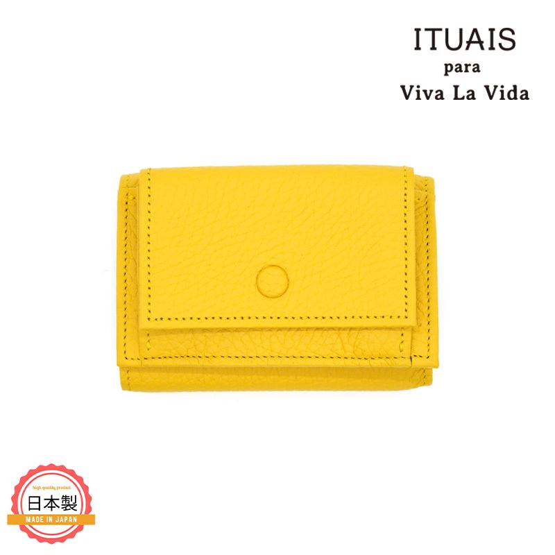 ITUAIS イトゥアイス TAURILLON COMPACT WALLET-CURRY-イエロー