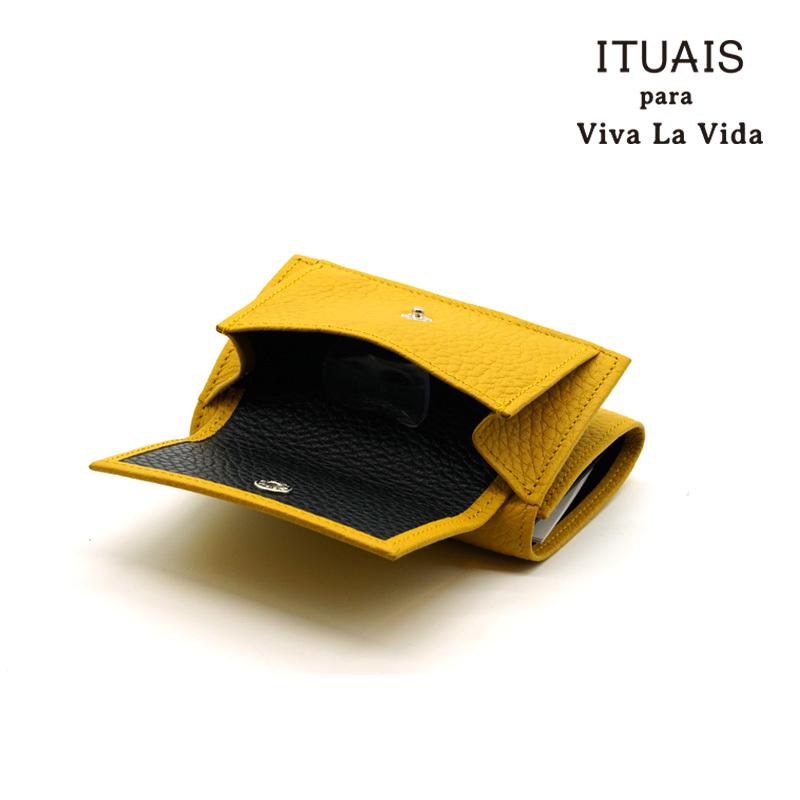 ITUAIS イトゥアイス TAURILLON COMPACT WALLET-CURRY-イエロー