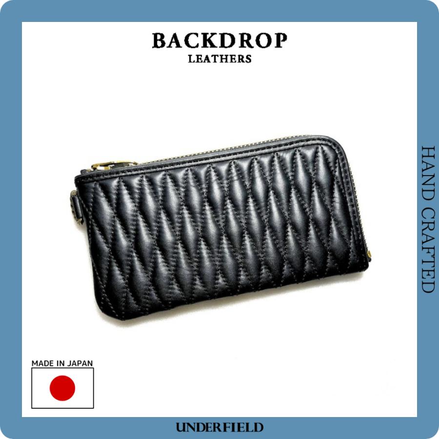 バックドロップレザーズ BACKDROP Leathers バックドロップレザーズ ZIP WALLET -TWIST