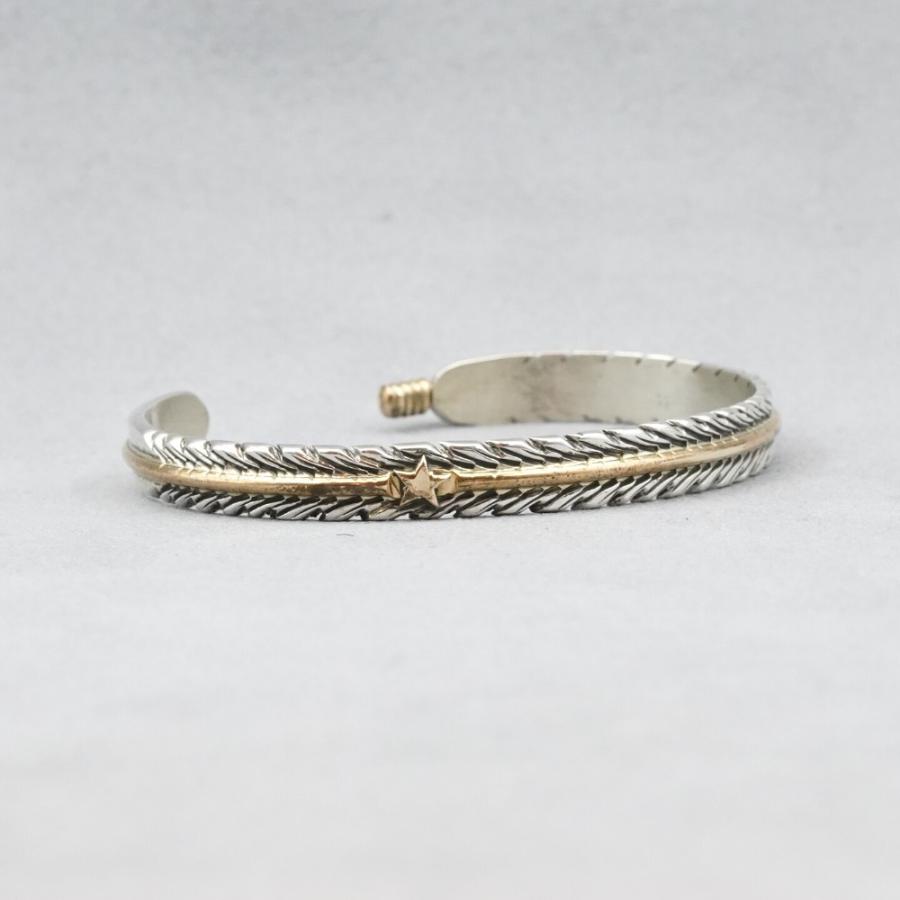 TANYA MACE ターニャメイス 1/4inch FEATHER BANGLE STAR : tm 