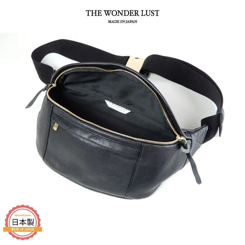 THE WONDER LUST ザワンダーラスト LEATHER BELT BAG-BLACK｜underfieldonline｜05