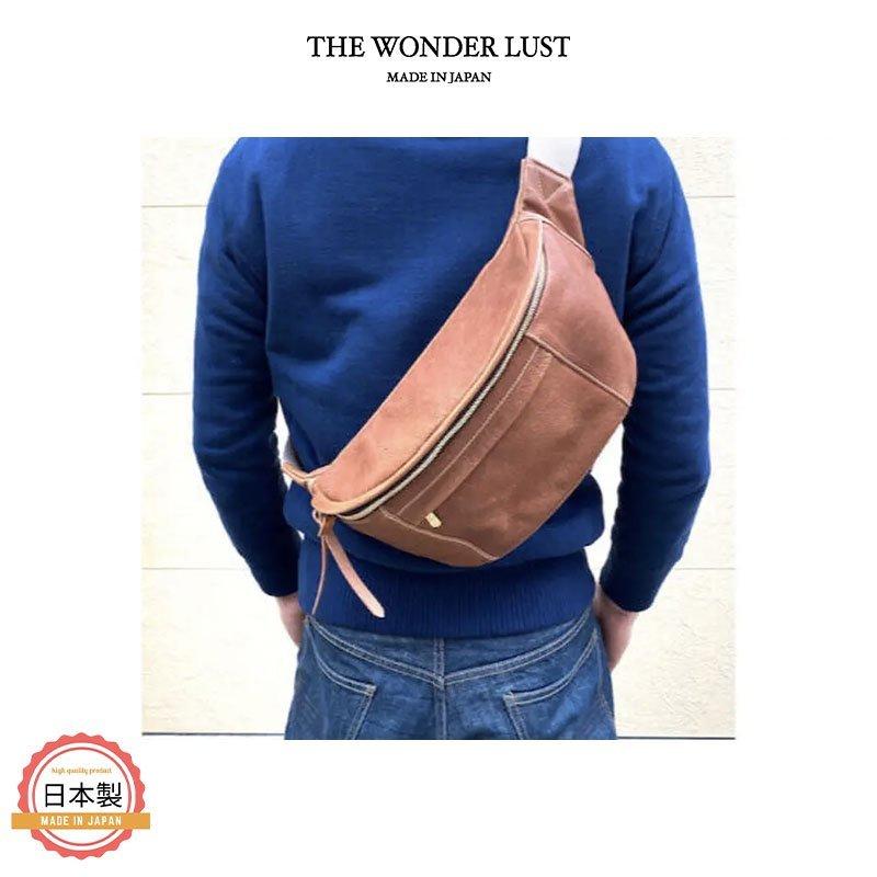 THE WONDER LUST ザワンダーラスト   LEATHER BELT BAG-CAMEL｜underfieldonline｜07