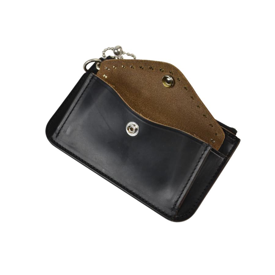 THE WONDER LUST ザワンダーラスト SHELL & STUDS UTILITY POUCH-BLACKの画像