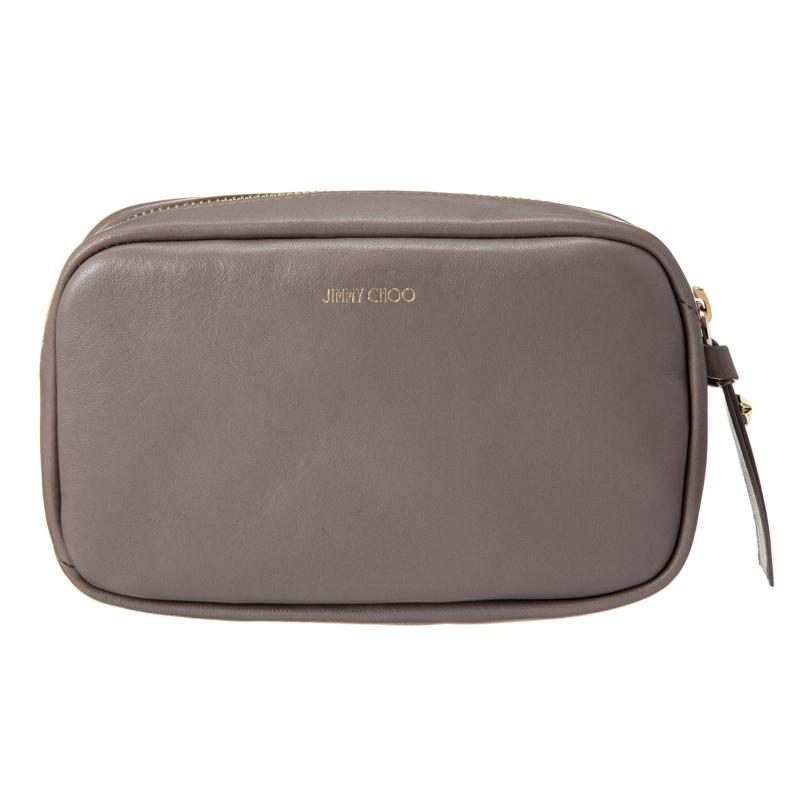 新品未使用！ ジミーチュウ JIMMY CHOO CAPELLA LTU MUSK/METALLIC MIX ポーチ 【2387674416】(15062円)