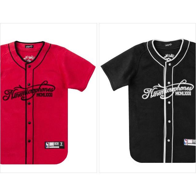 セール50%オフ　NINE MICROPHONES ナイン BASEBALL SHIRT Comrade 半袖シャツ｜undertaker｜03