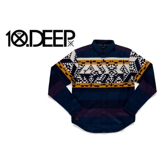 セール50%オフ　10Deep テンディープ Badlands Jacquard 長袖シャツ｜undertaker