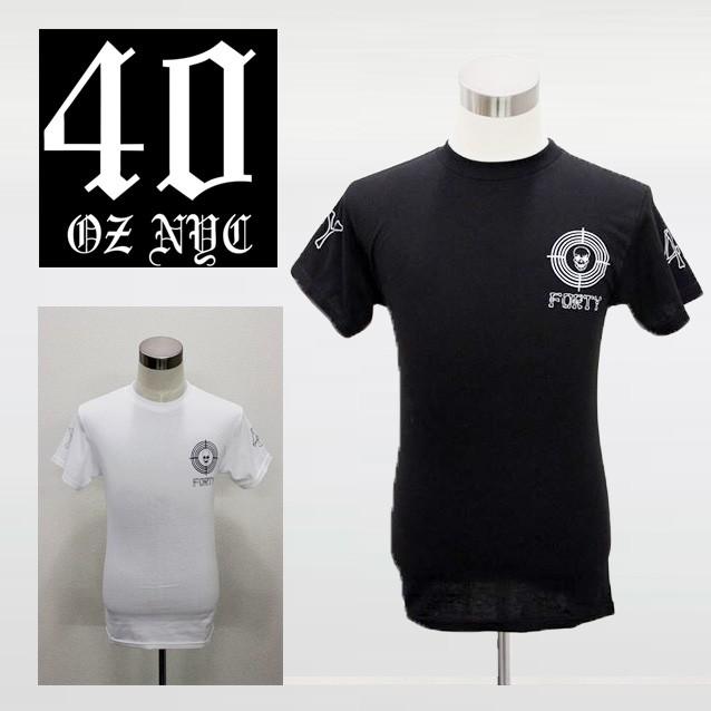 セール50%オフ 40oz NYC フォーティーオンス SKULL & BONES T