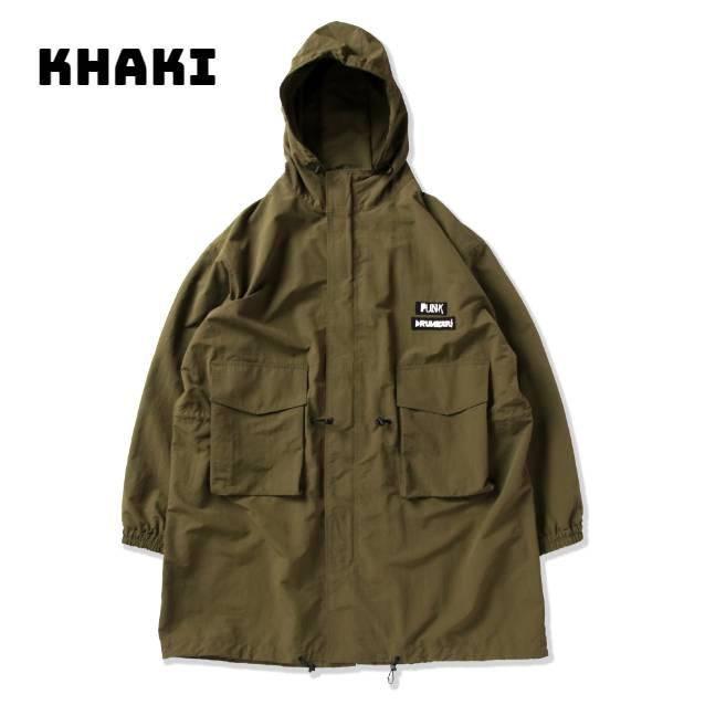 PUNK DRUNKERS 牙アイツ モッズコート（カーキ） PUNK DRUNKERS パンクドランカーズ 牙アイツモッズコート