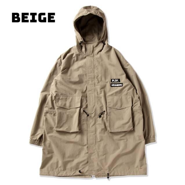 PUNK DRUNKERS 牙アイツ モッズコート（カーキ） PUNK DRUNKERS パンクドランカーズ 牙アイツモッズコート
