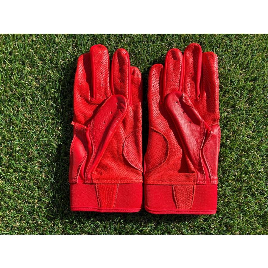 UD バッティンググローブ FITシリーズ レッド&times;レッド 打撃用手袋 野球手袋 打者用手袋