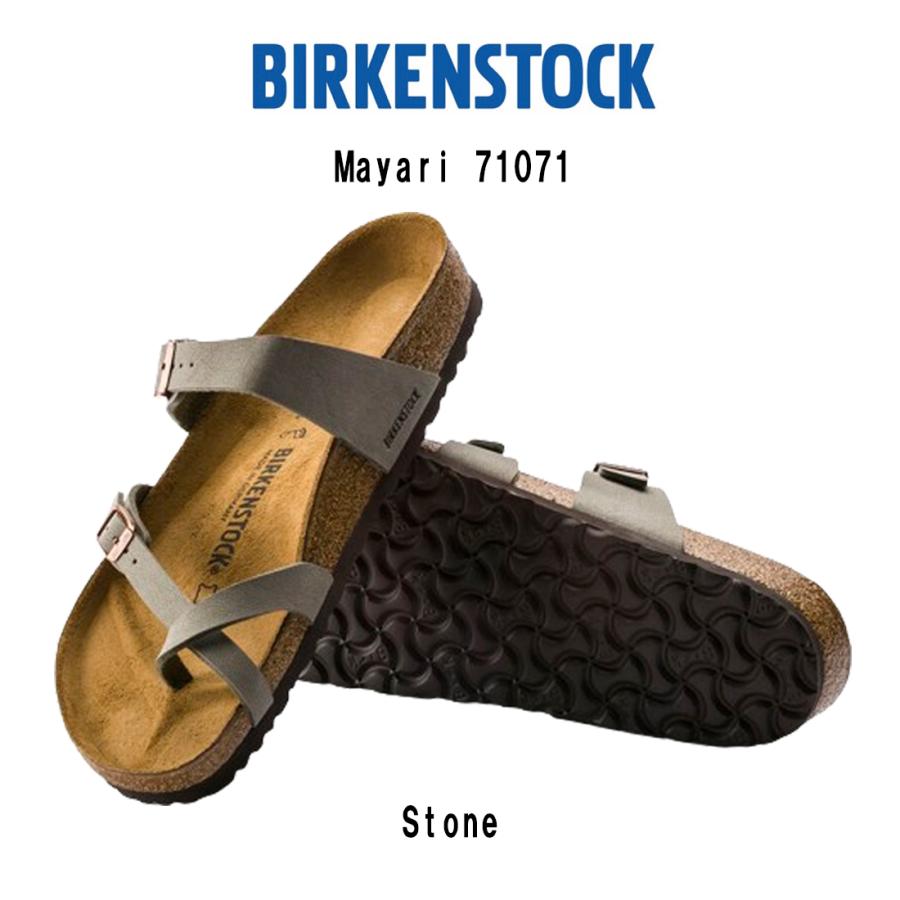 BIRKENSTOCK(ビルケンシュトック)サンダル ループ Mayari Birkibuc マヤリ ビルコフロー ヌバック ユニセックス Stone 71071 Regular BIRKENSTOCK（ビルケンシュトック） サンダル ループ Mayari Birkibuc