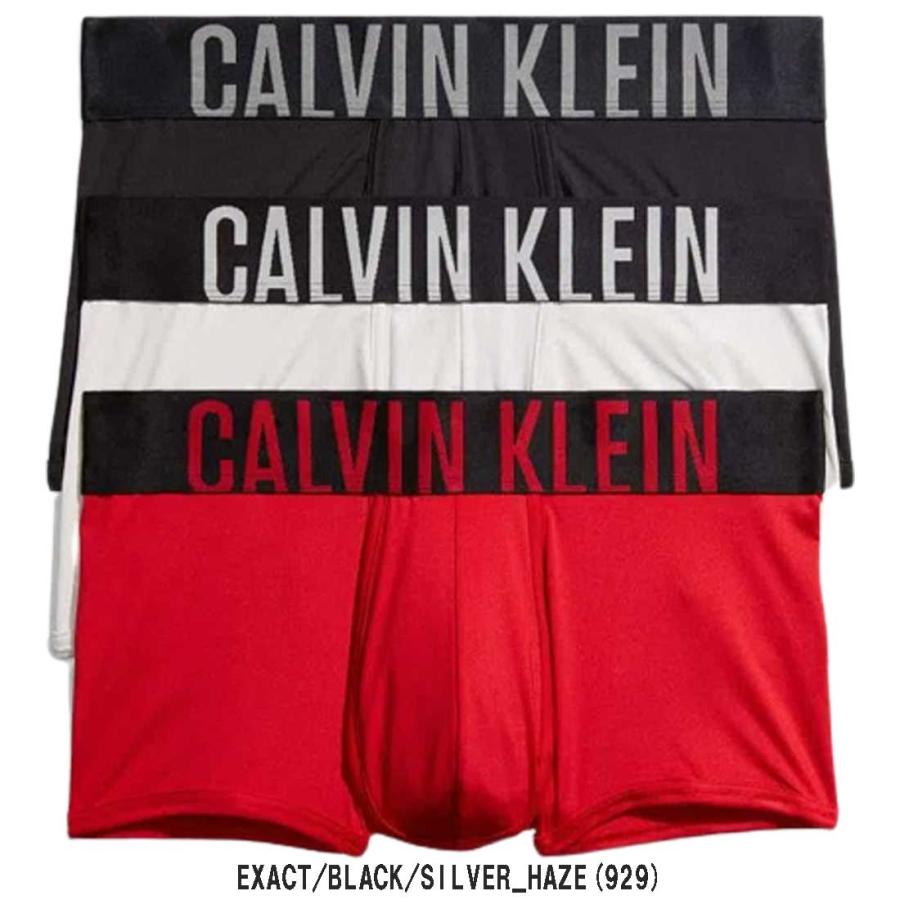 Calvin Klein(カルバンクライン)ボクサーパンツ ローライズ メンズ アンダーウェア ロゴパンツ 3枚セット 男性用 下着 INTENSE POWER LOW RISE NB2593｜undieshop｜03