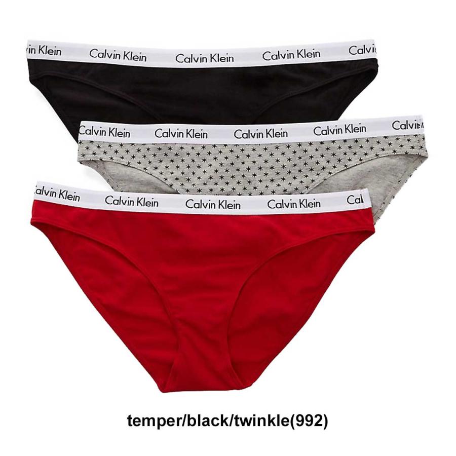 Calvin Klein(カルバンクライン)ck ビキニ ショーツ 3枚セット レディース インナー 女性用 下着 QD3588｜undieshop｜03