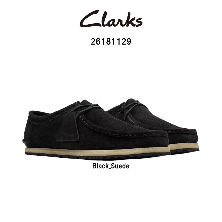 Clarks 黒 スエード レースアップシューズ Clarks（クラークス） CLARKS(クラークス)メンズ ゴドニー レース