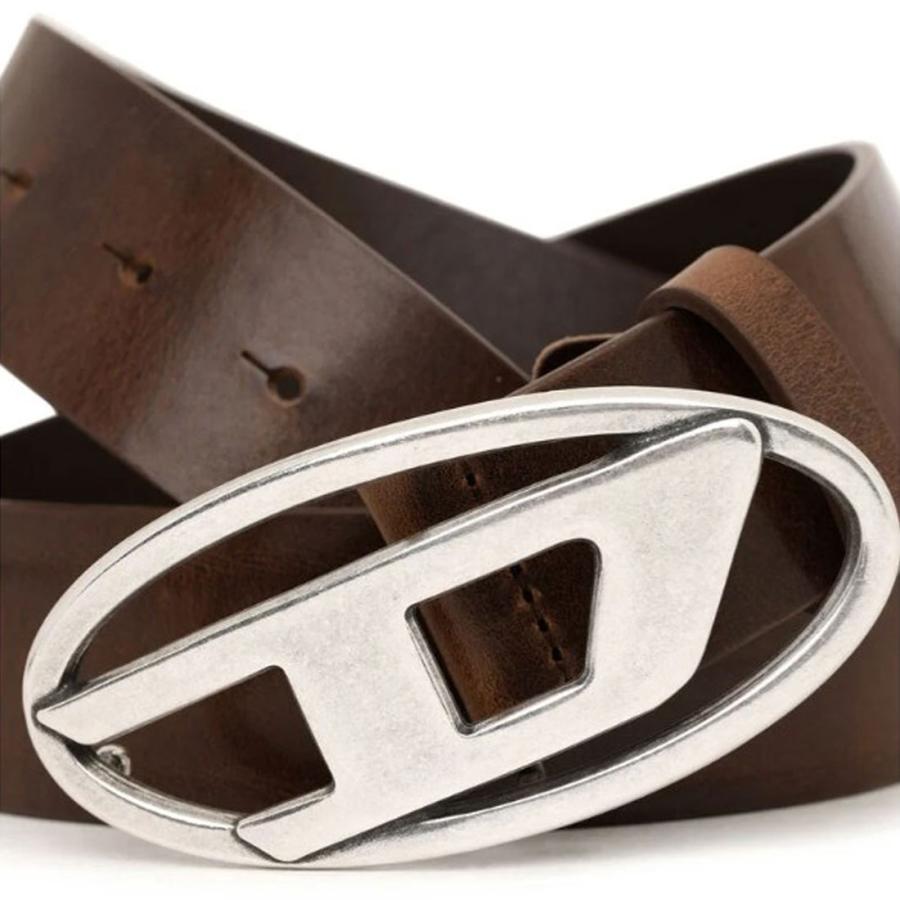 現行モデル DIESEL B-1DR X08516PR666 ベルト オーバルD DIESEL ディーゼル ベルト B-1DR X08516 PR666 レディース Dロゴ
