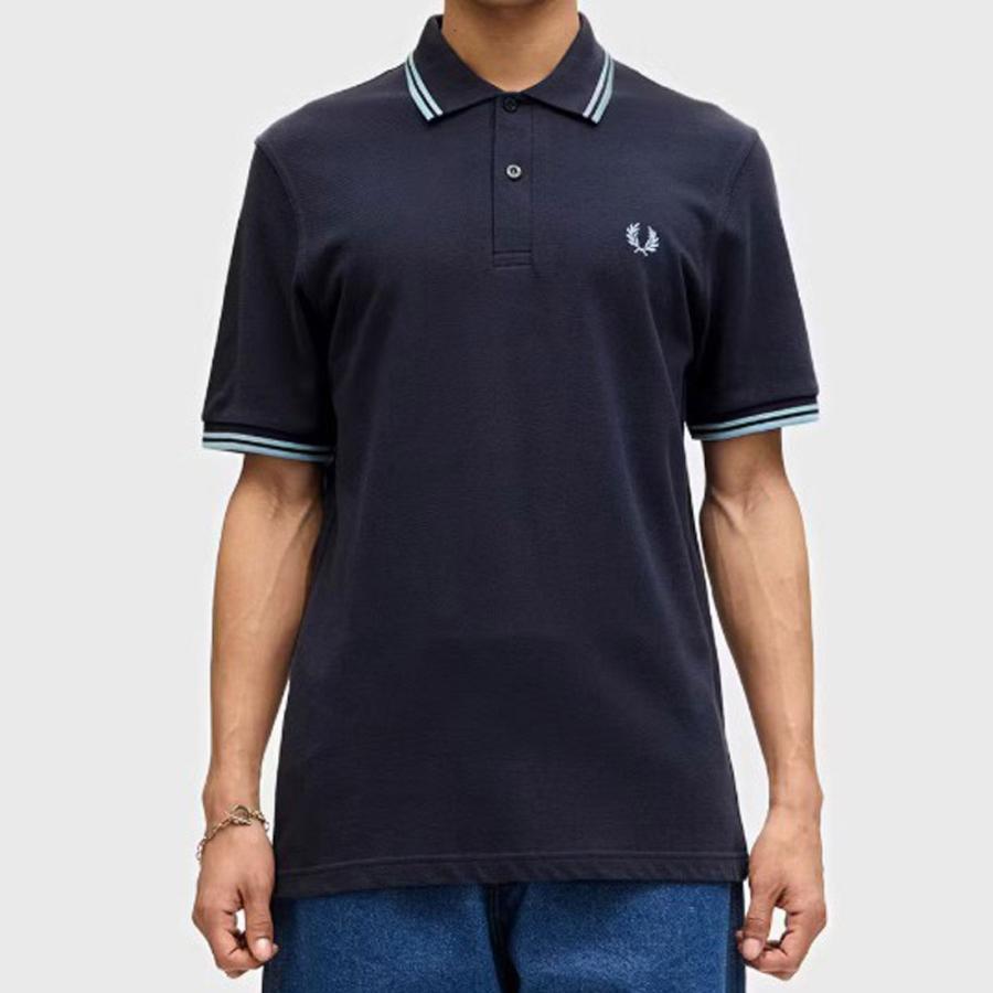 FRED PERRY（フレッドペリー） ポロシャツ ボックスフィット 刺しゅう