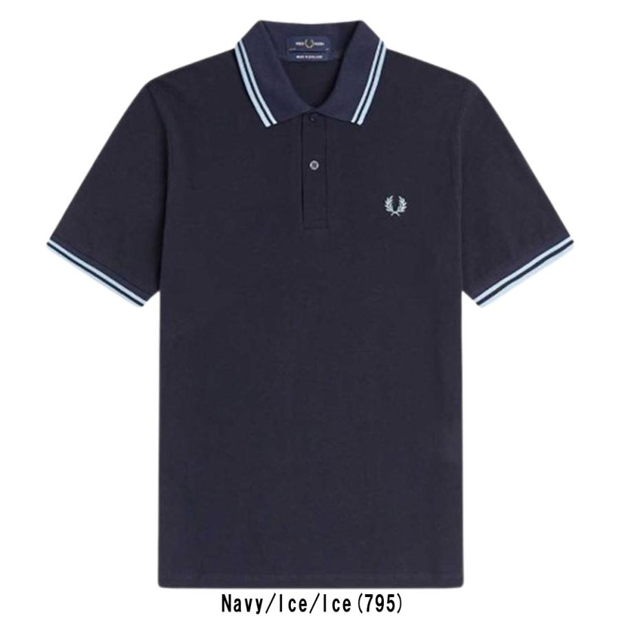 Fred Perry オリーブ ポロシャツ　44 FRED PERRY（フレッドペリー） ポロシャツ ボックスフィット 刺しゅう