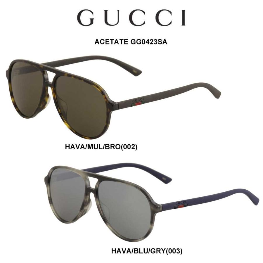 Sale Gucci グッチ メンズ サングラス Acetate Gg0423sa Gu01 Gg0423sa Undie 通販 Yahoo ショッピング
