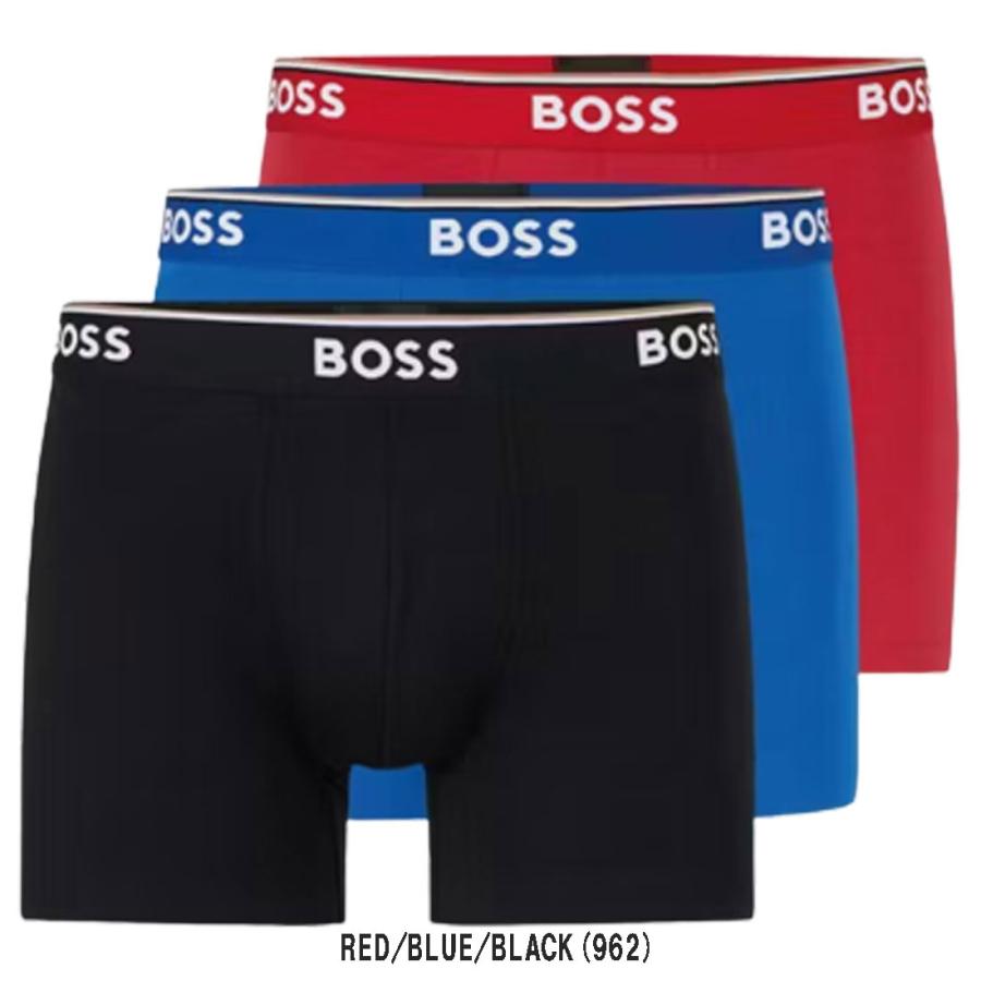 HUGO BOSS(ヒューゴボス)ボクサーパンツ ストレッチコットン 3枚セット 前閉じ 下着 メンズ 50475282｜undieshop｜05