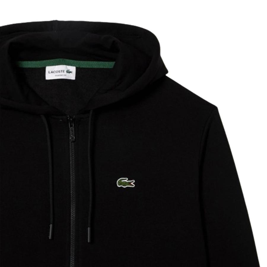 LACOSTE(ラコステ)パーカー フルジップ スウェット クラシックフィット ワンポイント シンプル 裏起毛 メンズ 男性用 Zip-Up Hoodie SH9626｜undieshop｜03