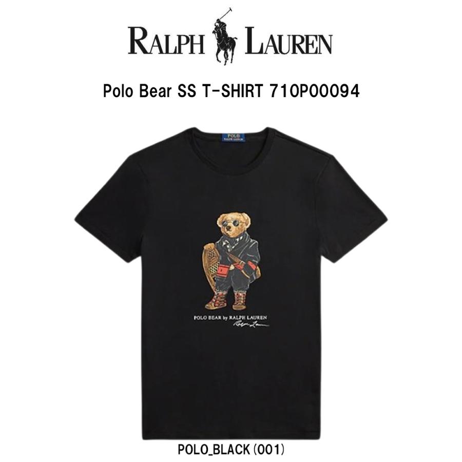 POLO RALPH LAUREN(ポロ ラルフローレン)Tシャツ 半袖 クルーネック コットン くま ポロベア ブラック ギフト プレゼント メンズ T-SHIRT 710P00094 POLO RALPH LAUREN（ポロ・ラルフローレン） POLO RALPH LAUREN(ポロ