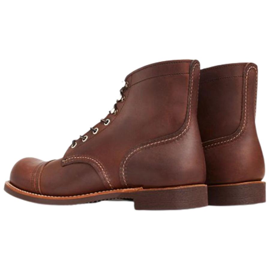 RED WING(レッドウィング)アイアンレンジャー ブーツ 革 レザー アンバー ブラウン メンズ レースアップ 革靴 男性用 6-inch IRON RANGER #8111の画像