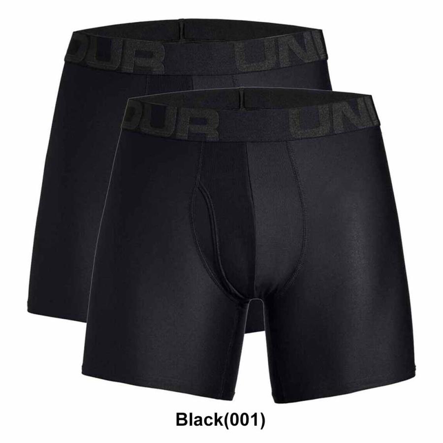 UNDER ARMOUR(アンダーアーマー)ボクサーパンツ UA Tech 6インチ 2枚セット メンズ 下着 1363619｜undieshop｜02