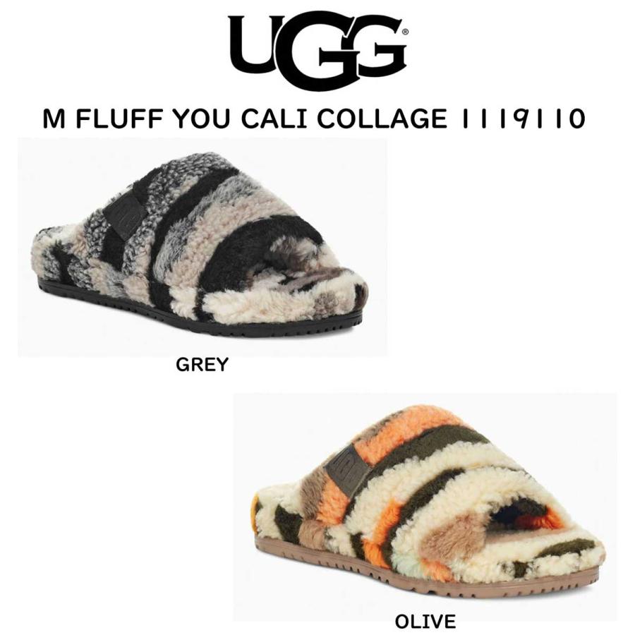 公式店舗 Ugg アグ メンズ ムートン スリッパ サンダル ルームシューズ M Fluff You Cali Collage 全ての Www Muslimaidusa Org
