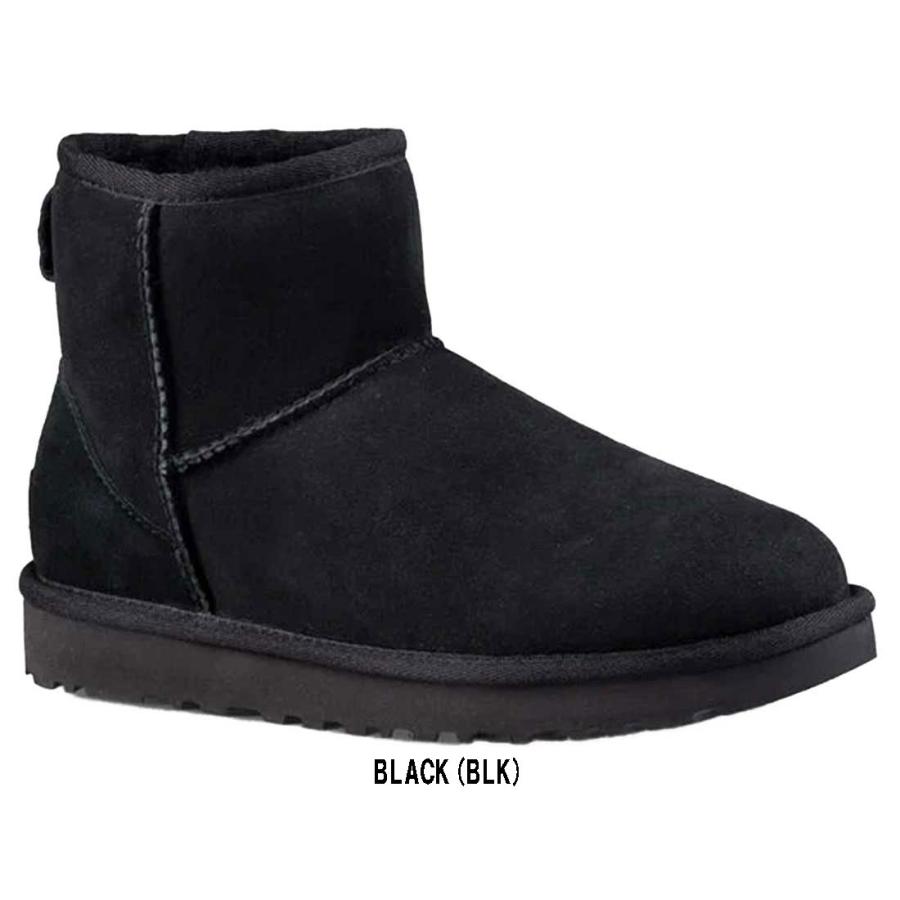 UGGファー付きスエードブーツ ブラック 中ヒール UGG Australia（アグオーストラリア） UGG(アグ)レディース クラシック