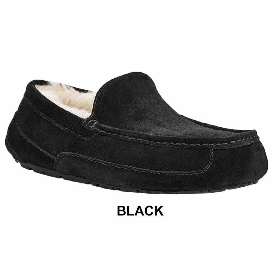 UGG 黒 スエード モカシン UGG Australia（アグオーストラリア） UGG(アグ)メンズ アスコット